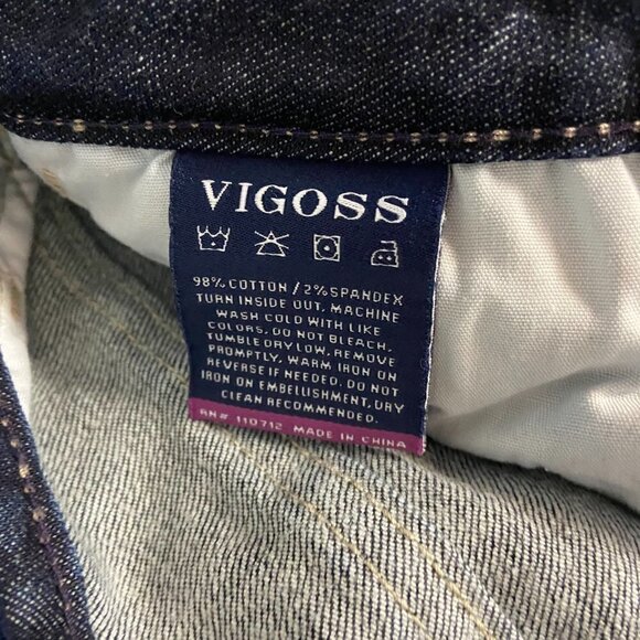 Vigoss Skinny Jeans Women's Size 27 (28 x 30.5) The Chelsea Mid Rise Distressed - Picture 11 of 12